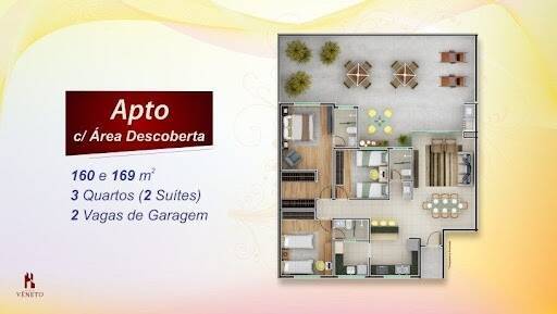 Apartamento à venda com 3 quartos, 160m² - Foto 9