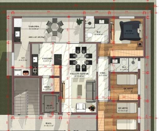 Apartamento à venda com 3 quartos, 88m² - Foto 2
