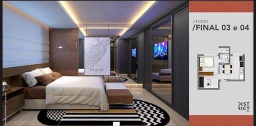 Kitnet e Studio à venda com 1 quarto, 29m² - Foto 6