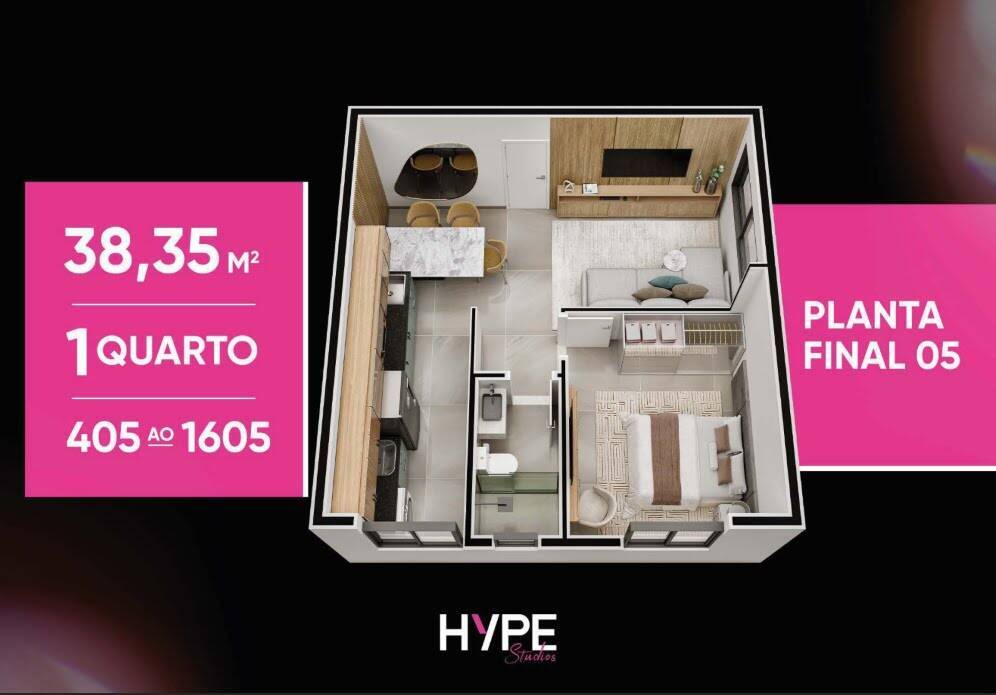 Apartamento à venda com 1 quarto - Foto 15