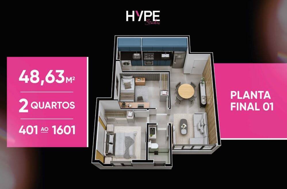 Apartamento à venda com 1 quarto - Foto 20