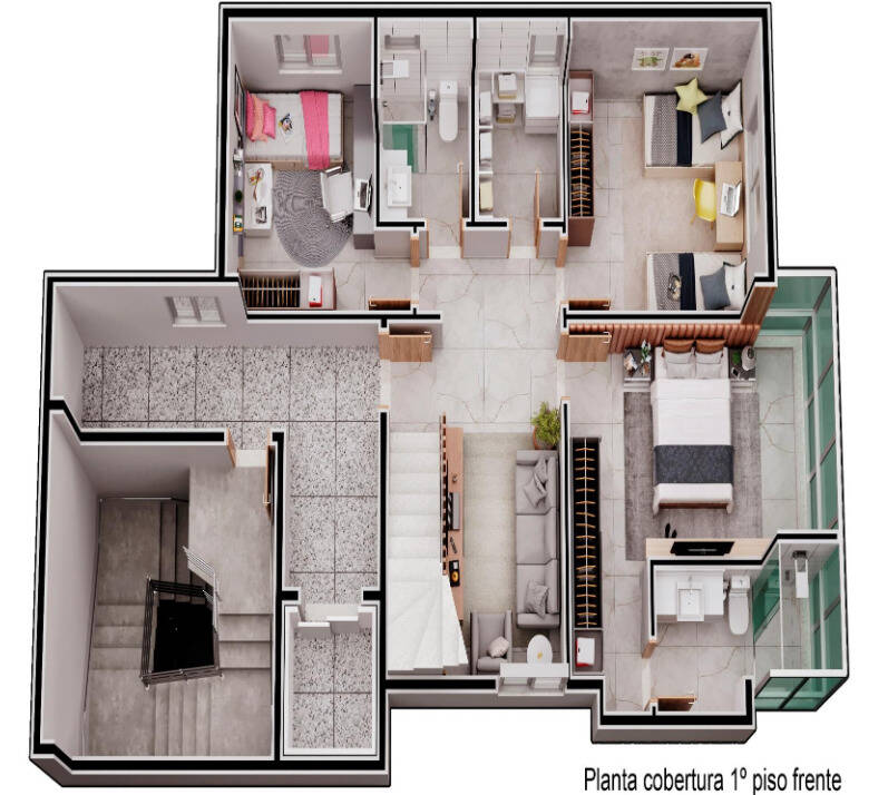 Apartamento à venda com 2 quartos - Foto 3