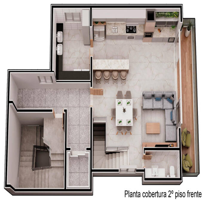 Apartamento à venda com 2 quartos - Foto 4