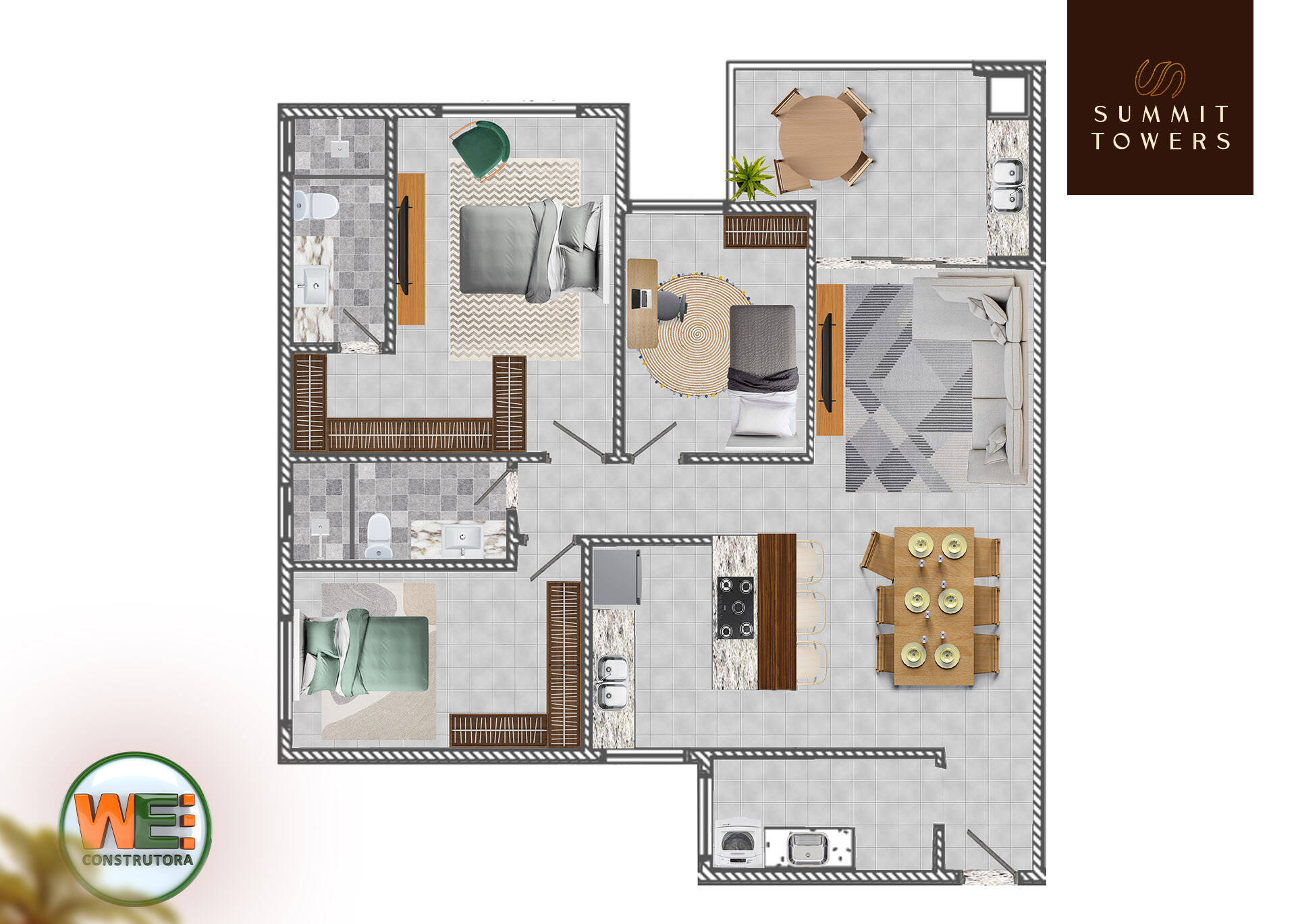 Apartamento, 3 quartos - Foto 6