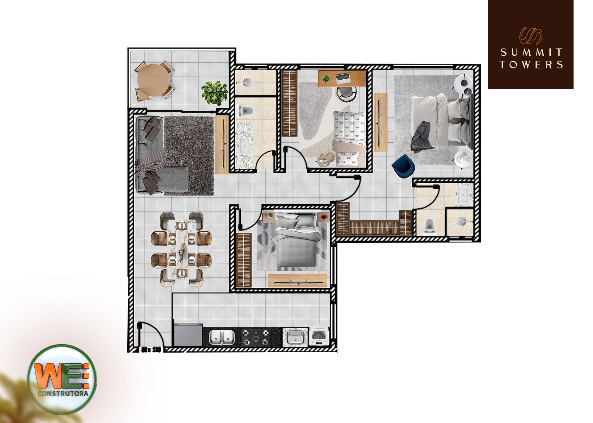 Apartamento, 3 quartos - Foto 7