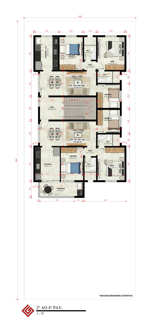 Apartamento, 3 quartos - Foto 3