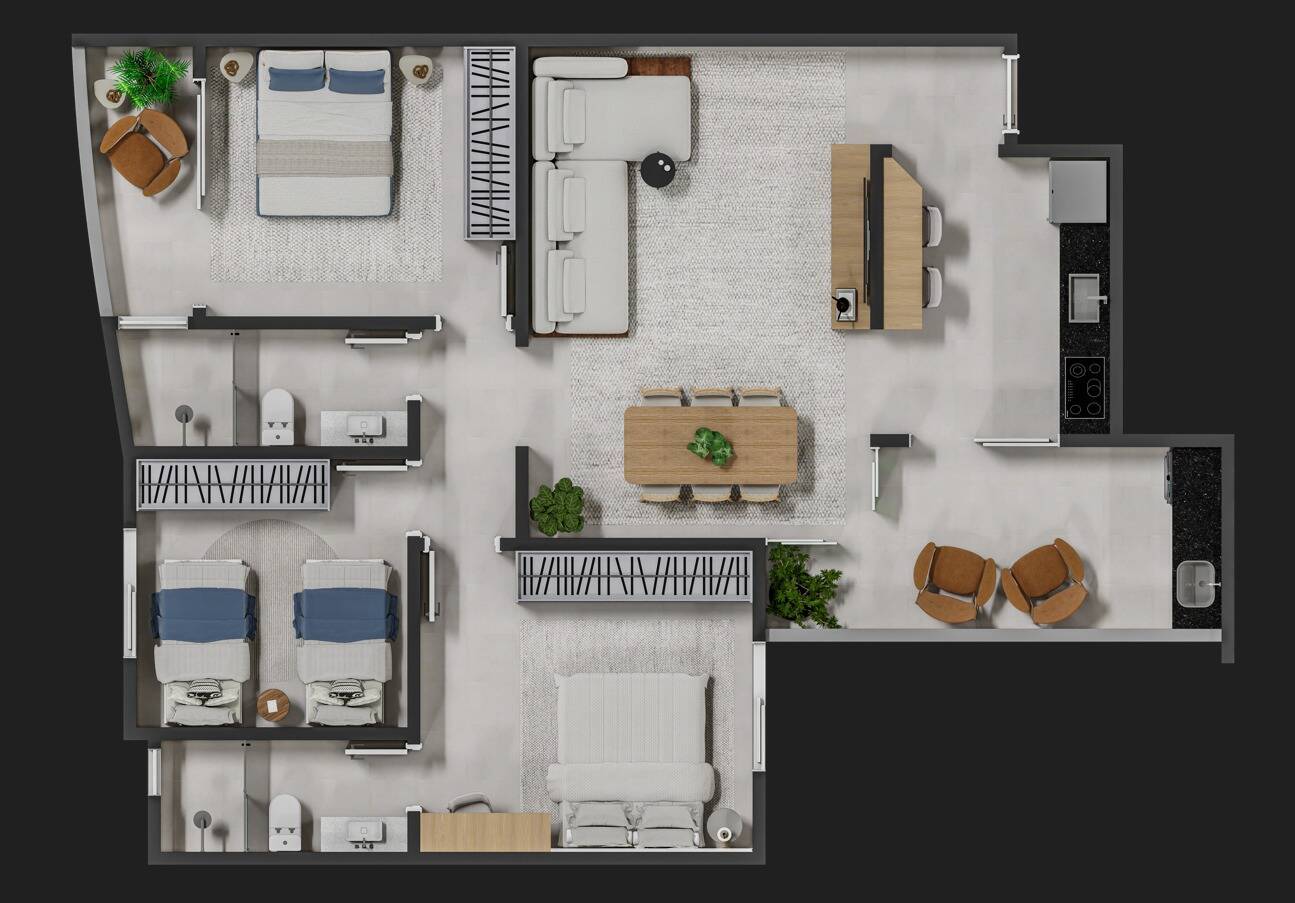 Apartamento, 3 quartos, 70 m² - Foto 8