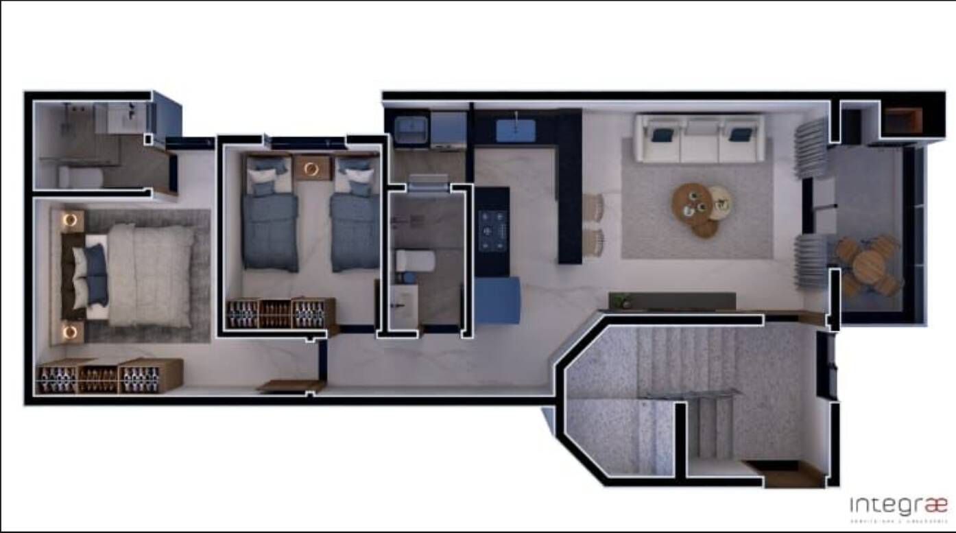 Apartamento, 2 quartos, 68 m² - Foto 2