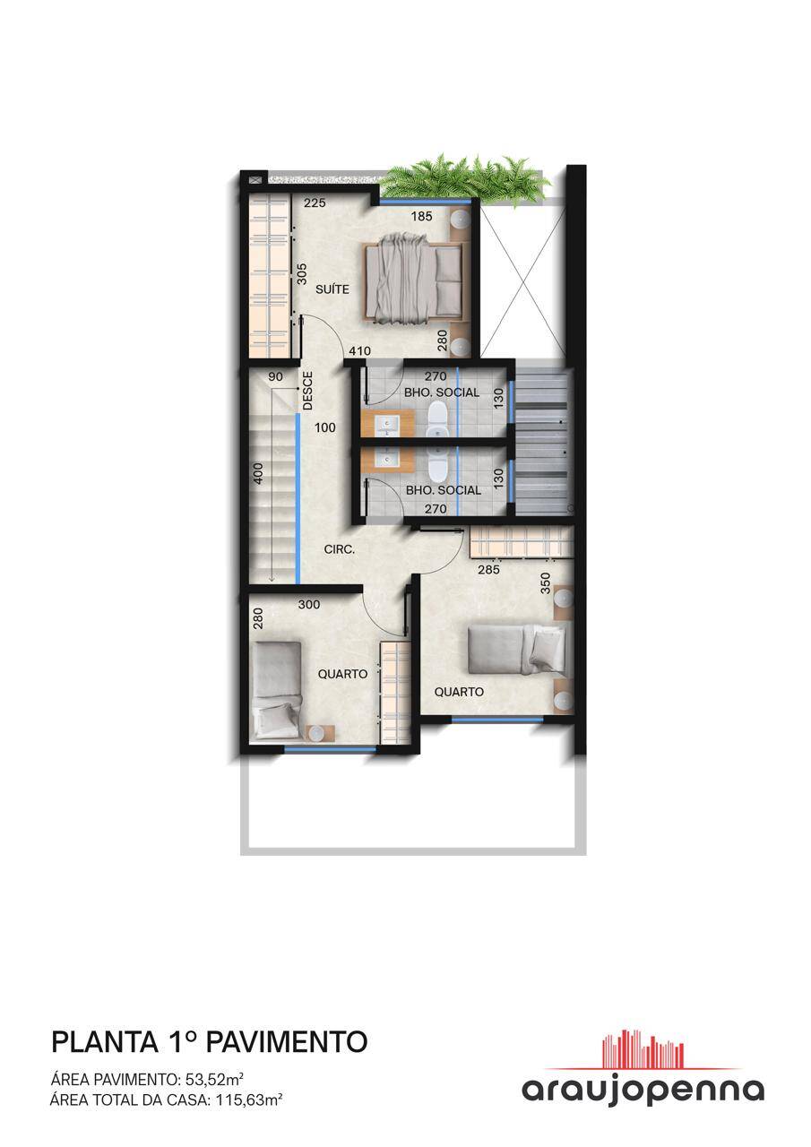 Casa, 3 quartos - Foto 5