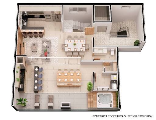 Cobertura à venda com 4 quartos, 212m² - Foto 6