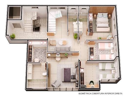 Cobertura à venda com 4 quartos, 212m² - Foto 3
