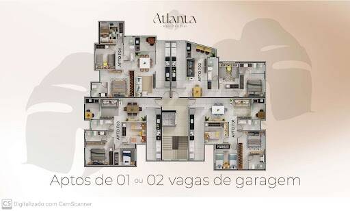Apartamento à venda com 3 quartos, 85m² - Foto 2