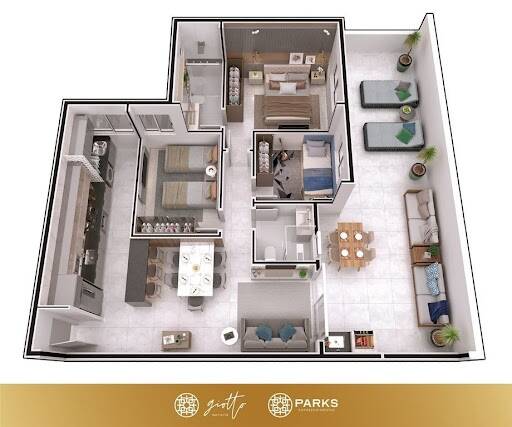 Apartamento à venda com 3 quartos, 88m² - Foto 3
