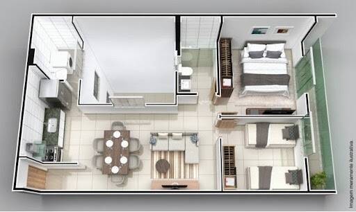Apartamento à venda com 2 quartos - Foto 2