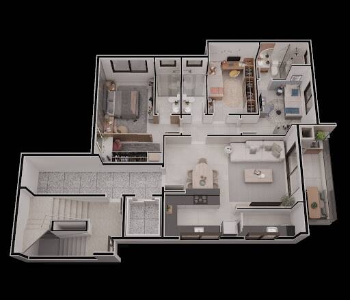 Apartamento à venda com 3 quartos, 107m² - Foto 5