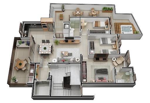 Apartamento à venda com 3 quartos, 107m² - Foto 7