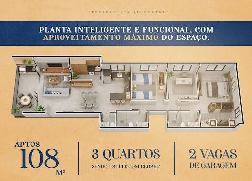Apartamento à venda com 3 quartos, 108m² - Foto 9