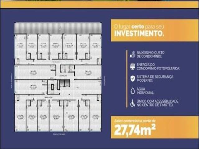 Sala para Locação em Timóteo - 2
